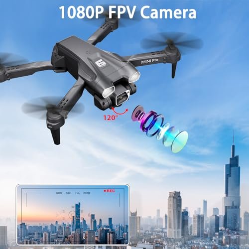 1080P HD Mini Drone: Fun, Foldable Quadcopter for All!