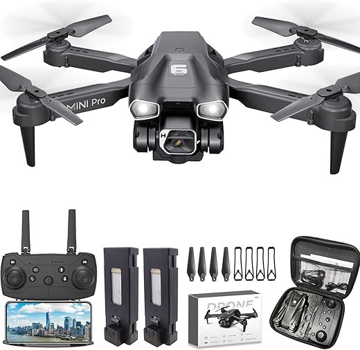 1080P HD Mini Drone: Fun, Foldable Quadcopter for All!