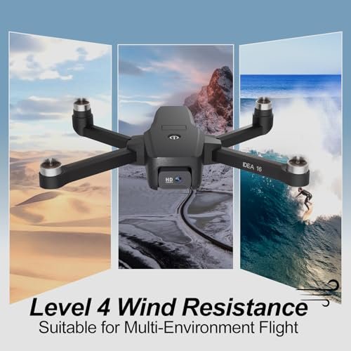 4K Foldable FPV Drone with Dual Cameras & Speed