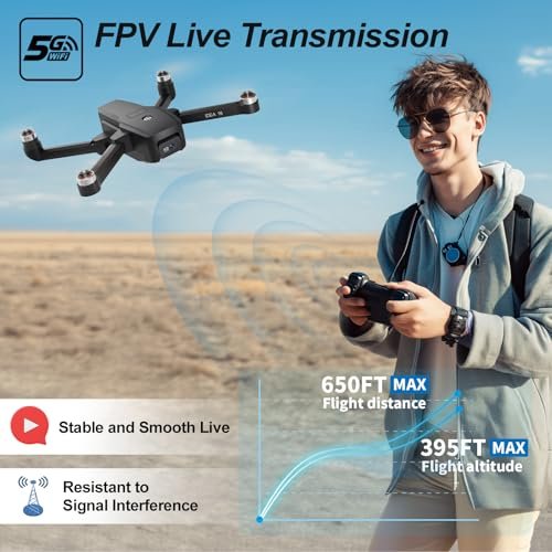 4K Foldable FPV Drone with Dual Cameras & Speed