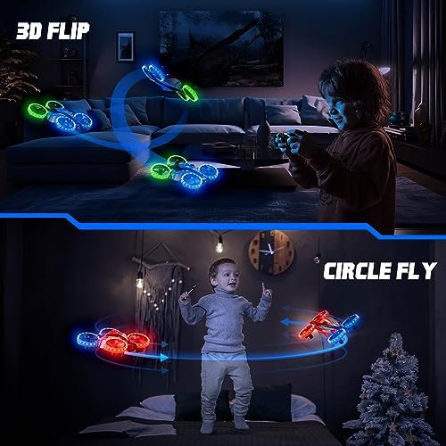 ARMEW Mini Battle Drones: 2-Pack LED Fun & Racing!