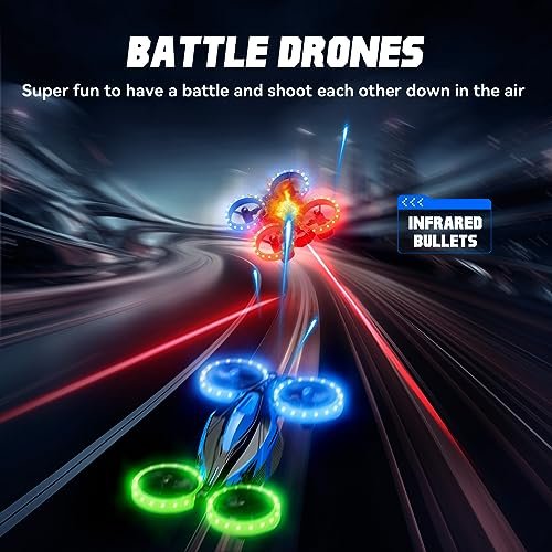 ARMEW Mini Battle Drones: 2-Pack LED Fun & Racing!