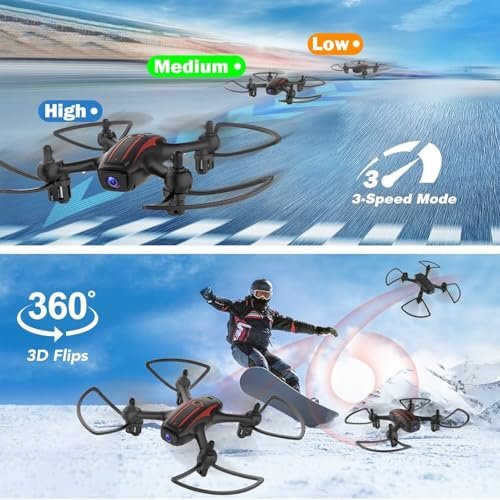 Beginner-Friendly 1080P HD Camera Drone with Dual Batteries