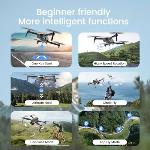 Explore with TizzyToy 4K Brushless Motor Drone!