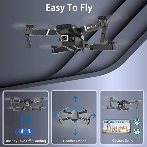 Foldable 1080P Camera Drone for All Ages - MOCVOO