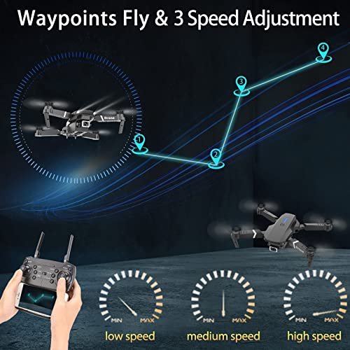 Foldable 1080P Camera Drone for All Ages - MOCVOO