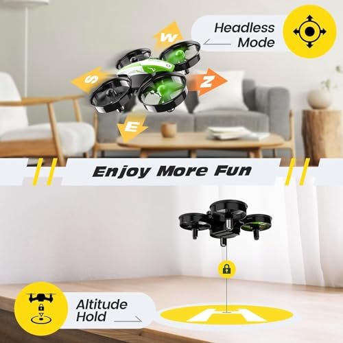 Fun Holy Stone Mini Drone for Kids - 3D Flips & More!