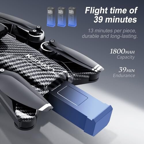 K611Max Foldable Drone: 1080P Camera & Easy Control