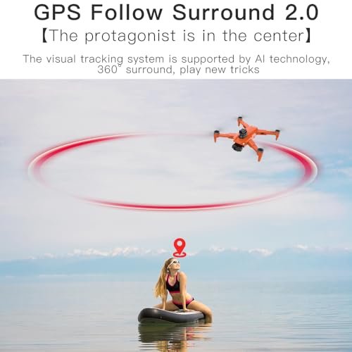 Lozenge 4K GPS Drone: Smart, Safe, Stunning Flight