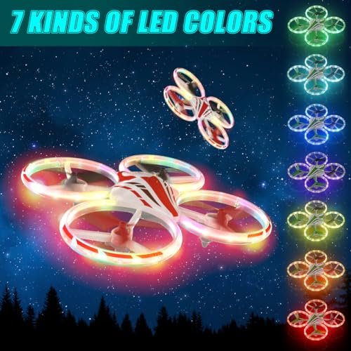 NXONE Kids Mini Drone: LED Lights, Altitude Hold & Fun!