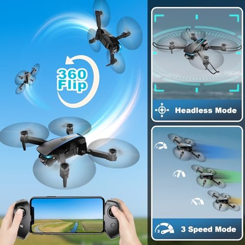 RADCLO X-28 Mini Drone: 1080P HD, Foldable & Fun!