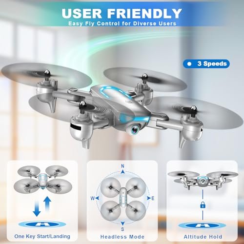 REDRIE JY Foldable Drone: 1080P Camera Fun for All!