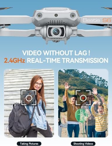 ROVPRO S60 4K Foldable Drone - Smart Features & Dual Camera