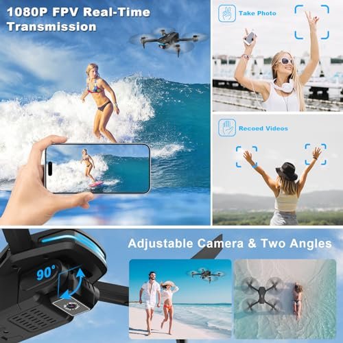 Velcase S101: 1080P HD Foldable Drone for Kids