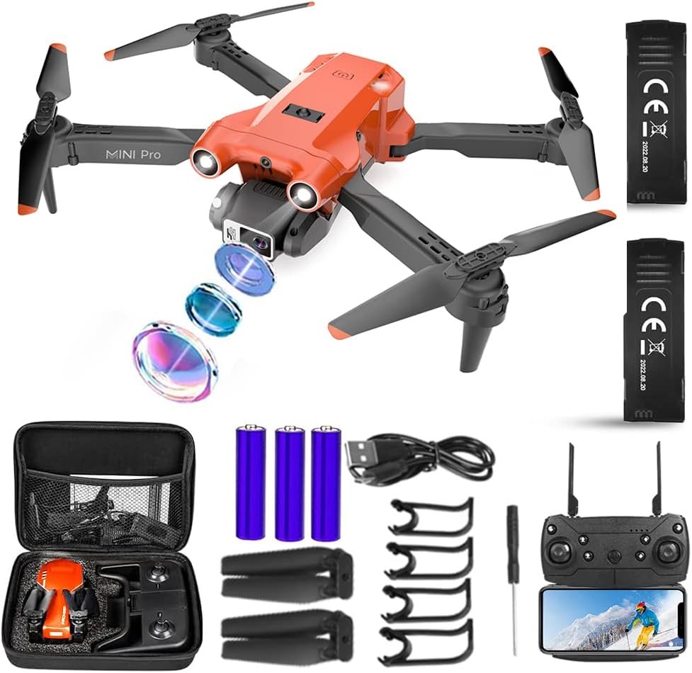 VISNEE 2K Camera Drone: Easy Fly, Obstacle Avoidance!