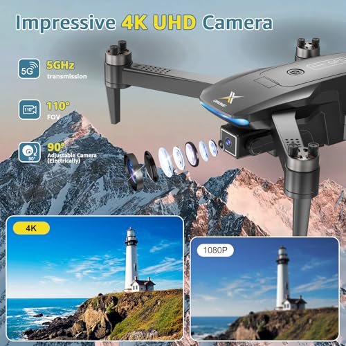 X-Shop 4K GPS Drone: Foldable, Long-Flight & Easy to Use