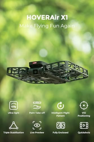 X1 Self-Flying Drone: HDR Camera, Follow Me, Foldable!