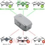 Battery compatible with Mavic 2 Enterprise, Mavic 2 Pro, and Mavic 2 Zoom models; not compatible with Mavic Pro, Mavic Air, and Mavic Air 2 models.